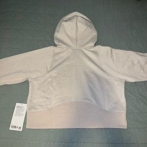 Loungful cropped hoodie with sparkles